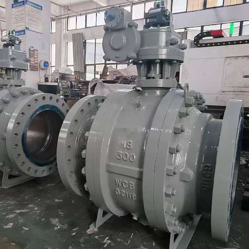 شیر توپی فولادی 8 اینچ فلنجدار کلاس 300